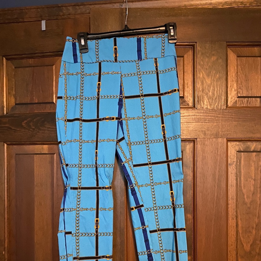 New York & Co pants size small blue pattern